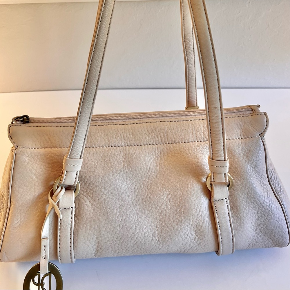 DJ Pliner — Creme Leather Handbag (NWOT)